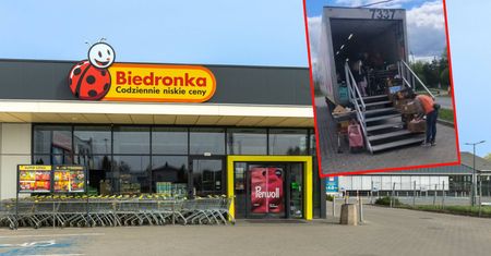 Skusiła się na wyprzedaż w ciężarówce Biedronki. "Minus 50 proc. na wszystko"