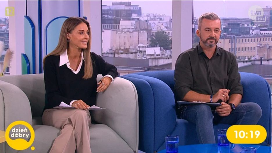 Małgorzata Rozenek-Majdan w praez z Krzysztofem Skórzyńskim dopiero rozpoczynają przygodę jako prezenterzy "DDTV"