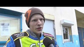 Upadek Mateusza Rujnera podczas treningu punktowanego GKM Grudziądz - PGE Marma