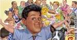 Komik Jay Leno rozbawia dzieci przed snem
