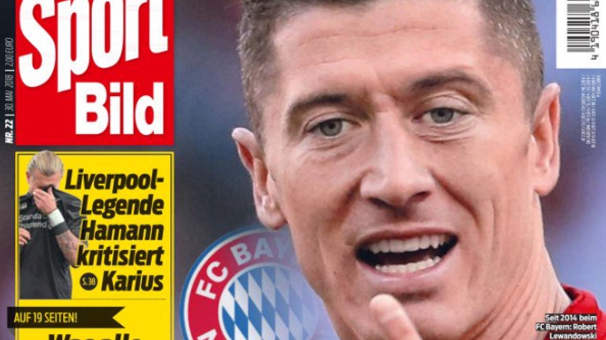 Materiały prasowe / Bild / Na zdjęciu: okładka niemieckiej gazety z Robertem Lewandowskim