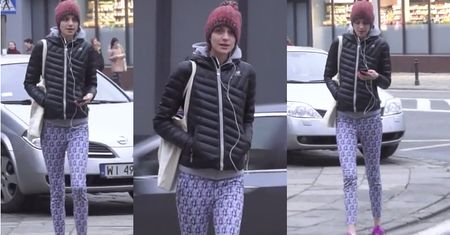 Renata Kaczoruk bez makijażu wychodzi z treningu