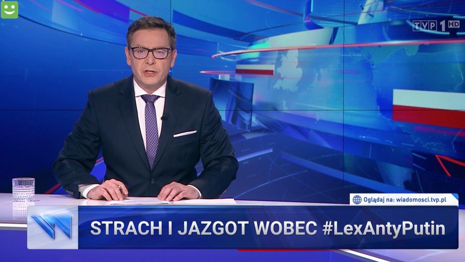 "Wiadomości" TVP twardo bronią "lex Tusk"