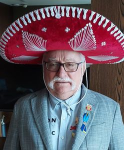 Lech Wałęsa poleciał do Meksyku. "Mariachi jak się patrzy"