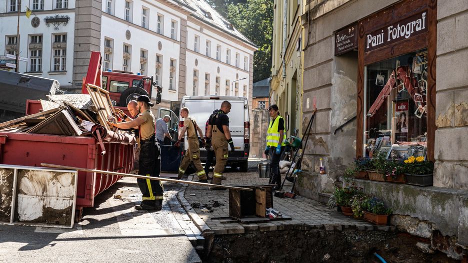 Miasta po przej?ciu fali powodziowej21.09.2024 Ladek Zdroj miasto po przejsciu fali powodziowej fot. Krzysztof Kaniewski/REPORTERKrzysztof Kaniewski/REPORTER