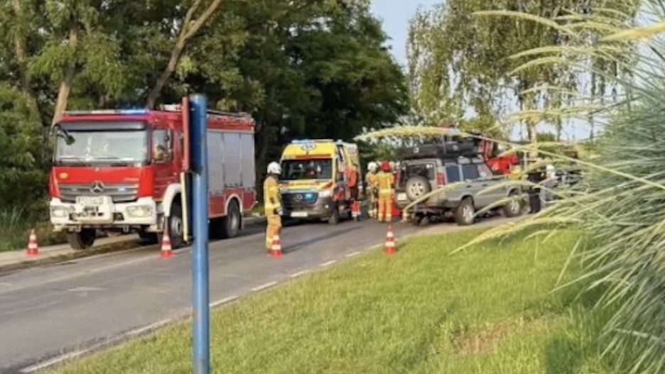 W Kamionkach 12-latka zjeżdżała z górki na rowerze