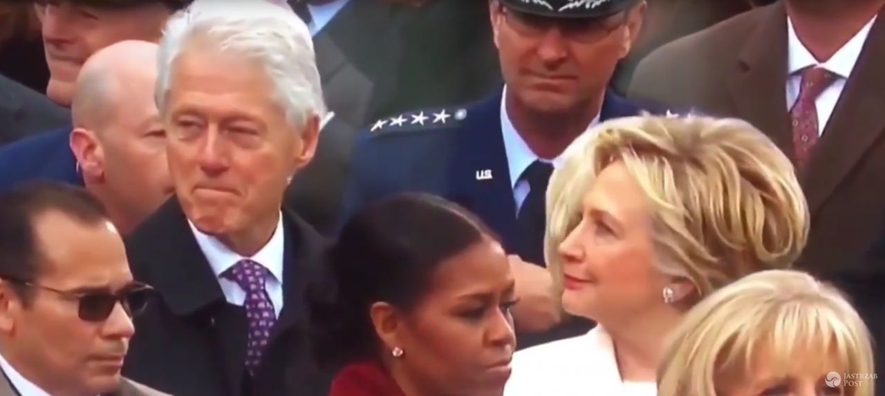 Hillary Clinton przyłapała Billa Clintona na obserwowaniu Ivanki Trump - screen YouTube