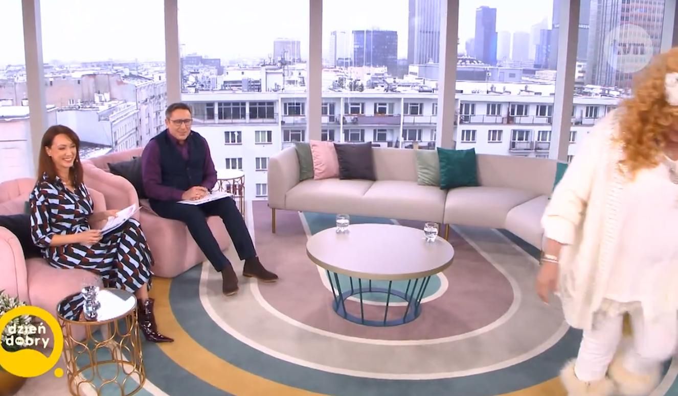 Magda Gessler wyszła ze studia DDTVN