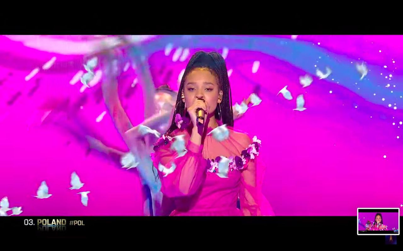 Eurowizja Junior 2021. Występ Polski (Sara James – Somebody)