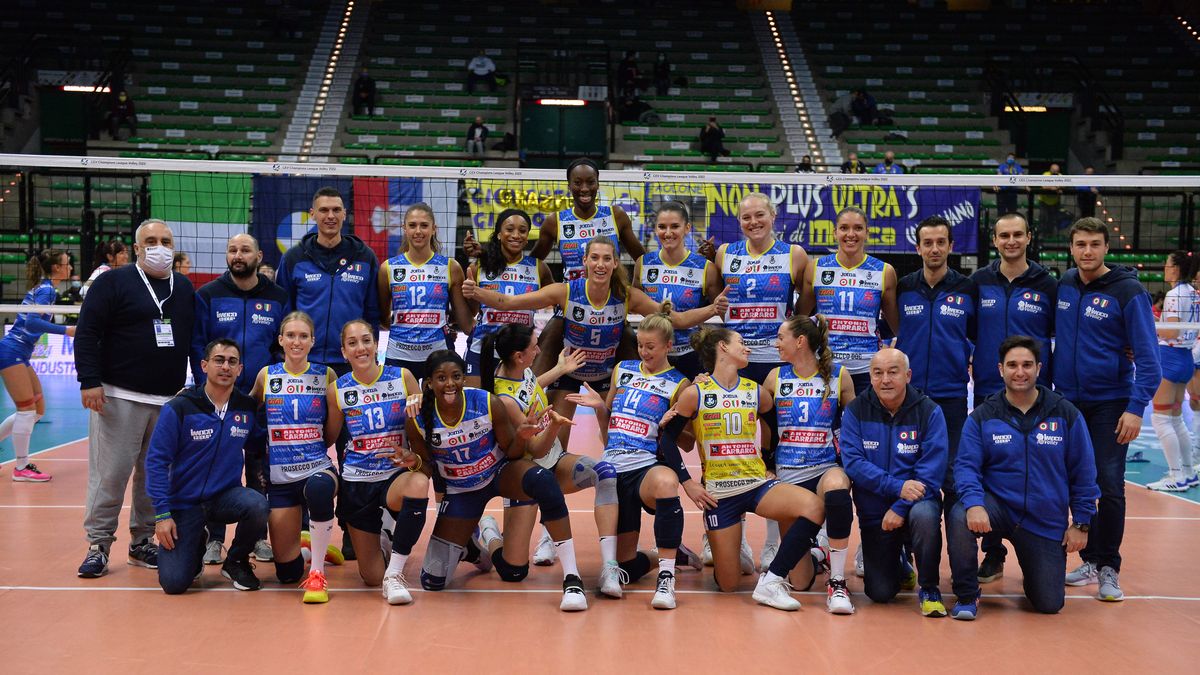 Zdjęcie okładkowe artykułu: Materiały prasowe / Materiały prasowe/cev.eu / Na zdjęciu: siatkarki Imoco Volley Conegliano