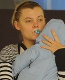 Ania Dąbrowska z synkiem