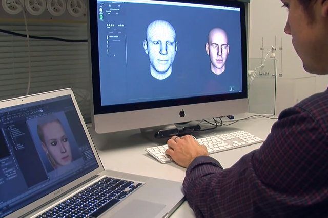 Kontroler z gier wideo tworzy pełne animacje twarzy