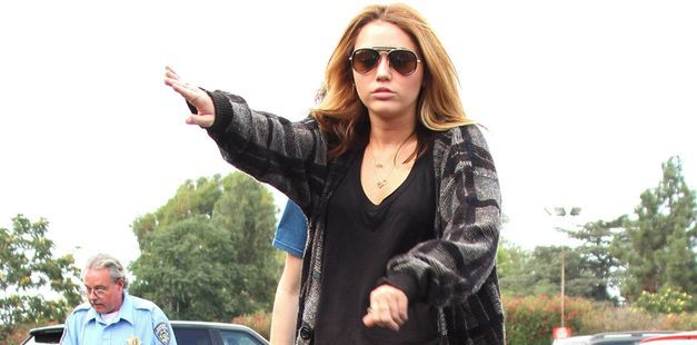 Miley Cyrus złapana na gorącym uczynku