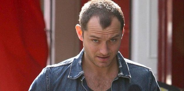 Jude Law łysieje