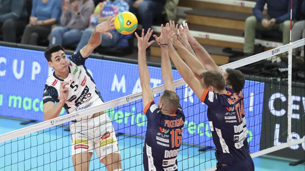 Materiały prasowe / CEV / Mecz Ligi Mistrzów: Itas Trentino - ACH Volley Lublana