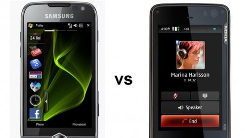 Samsung Omnia II i8000 kontra Nokia N900 1