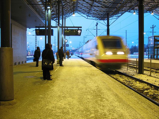 Dworzec kolejnowy w Helsinkach