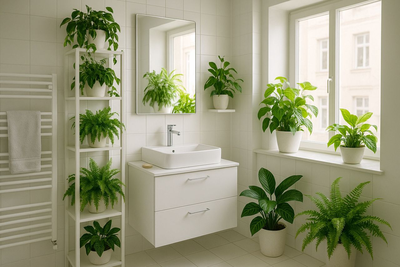 Najlepsze rośliny do łazienki. Przetrwają wilgoć i słabe światło