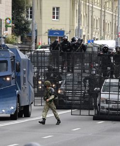 Białoruś. "Marsz Jedności" w Mińsku. Pierwsze zatrzymania i akcja policji