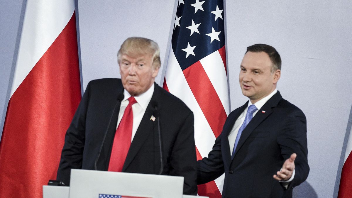 Spotkanie prezydentów Polski i USA w lipcu 2017 r.