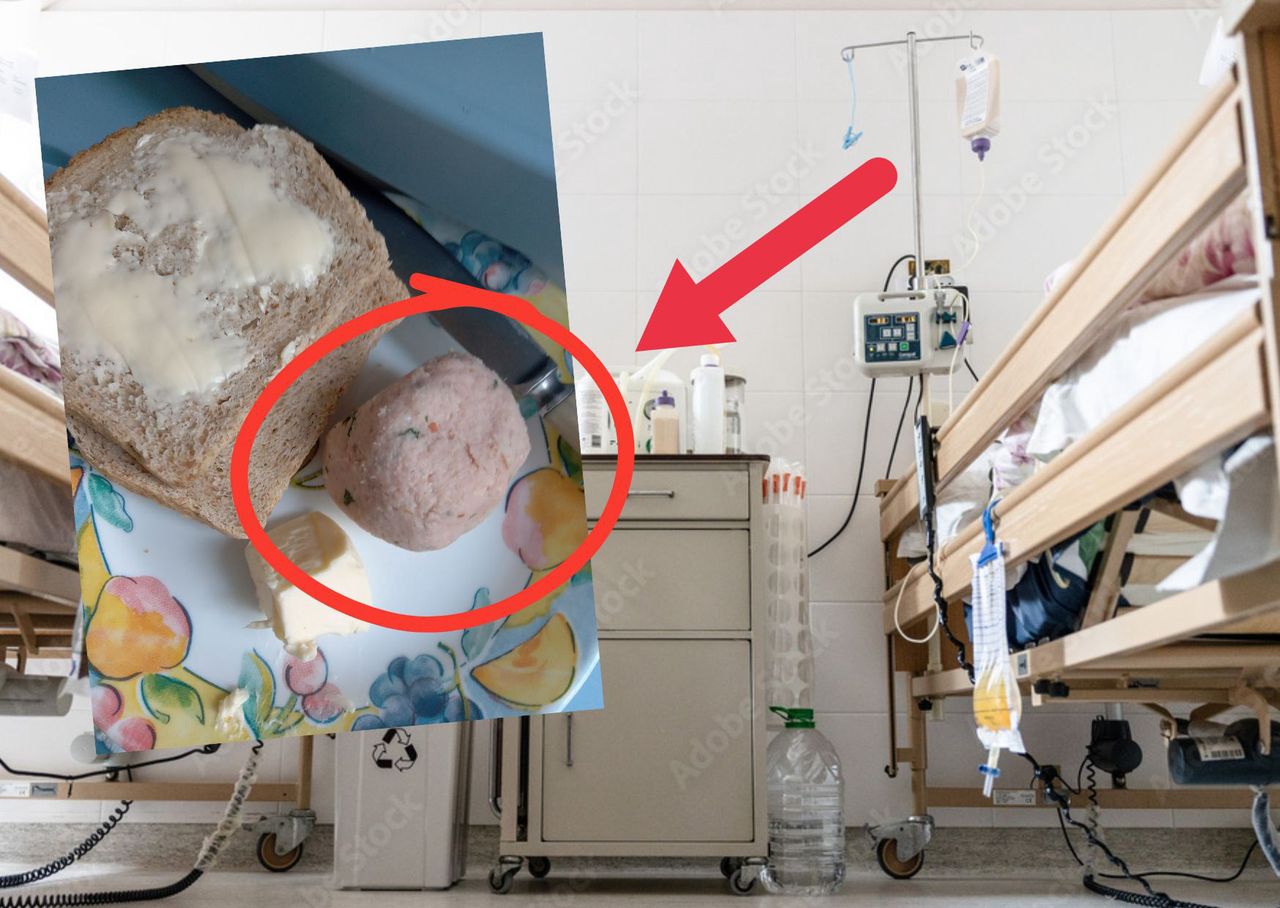 Pokazał zdjęcie szpitalnego talerza. Szok, co tam dają na kolację