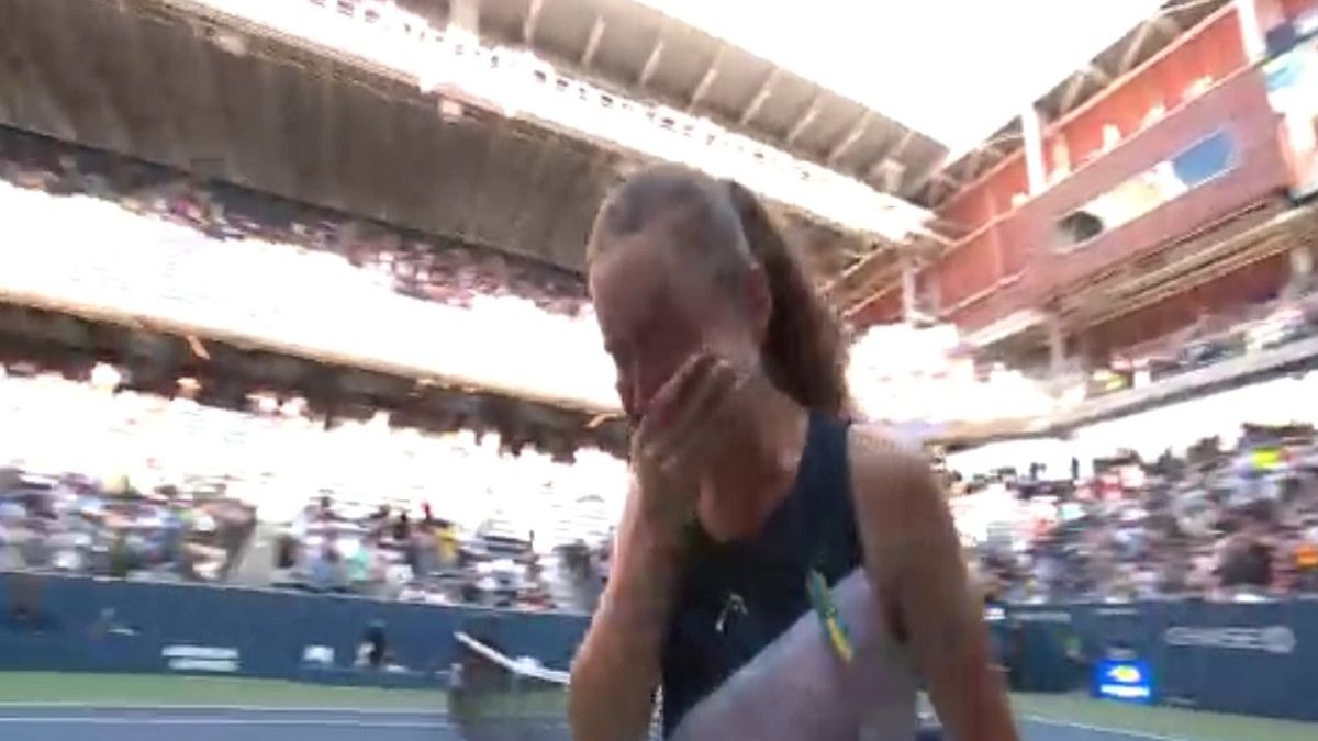 Daria Snigur po pokonaniu Simony Halep w US Open