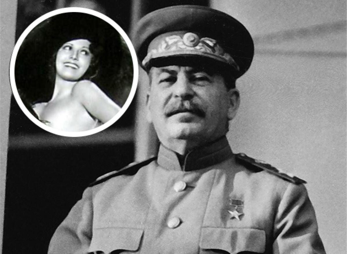 Józef Stalin i amerykańska aktorka Doris McMahon, którą wódz ZSRR wyjątkowo cenił