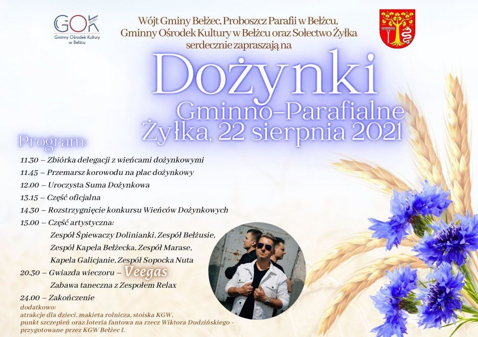 Dożynki Gminy Bełżec 2021