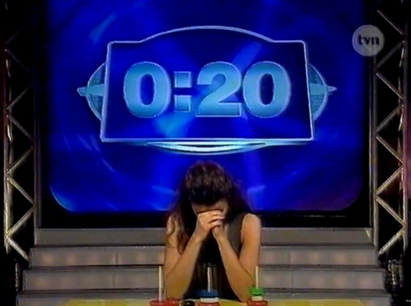 Rodzina Zdrójkowskich w programie "Chwila prawdy" w 2003 roku
