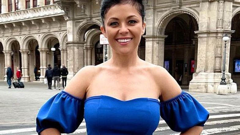 Katarzyna Cichopek w stylizacji na wesela i komunię