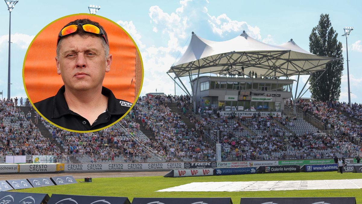 WP SportoweFakty / Patryk Kowalski / Michał Krupa / Na zdjęciu: Remigiusz Substyk i stadion w Częstochowie
