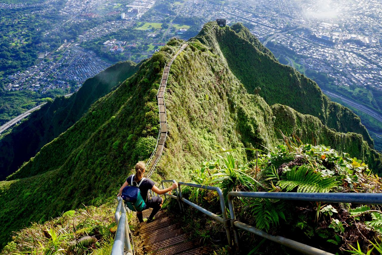 The famous "Stairway to Heaven" is located in Hawaii.