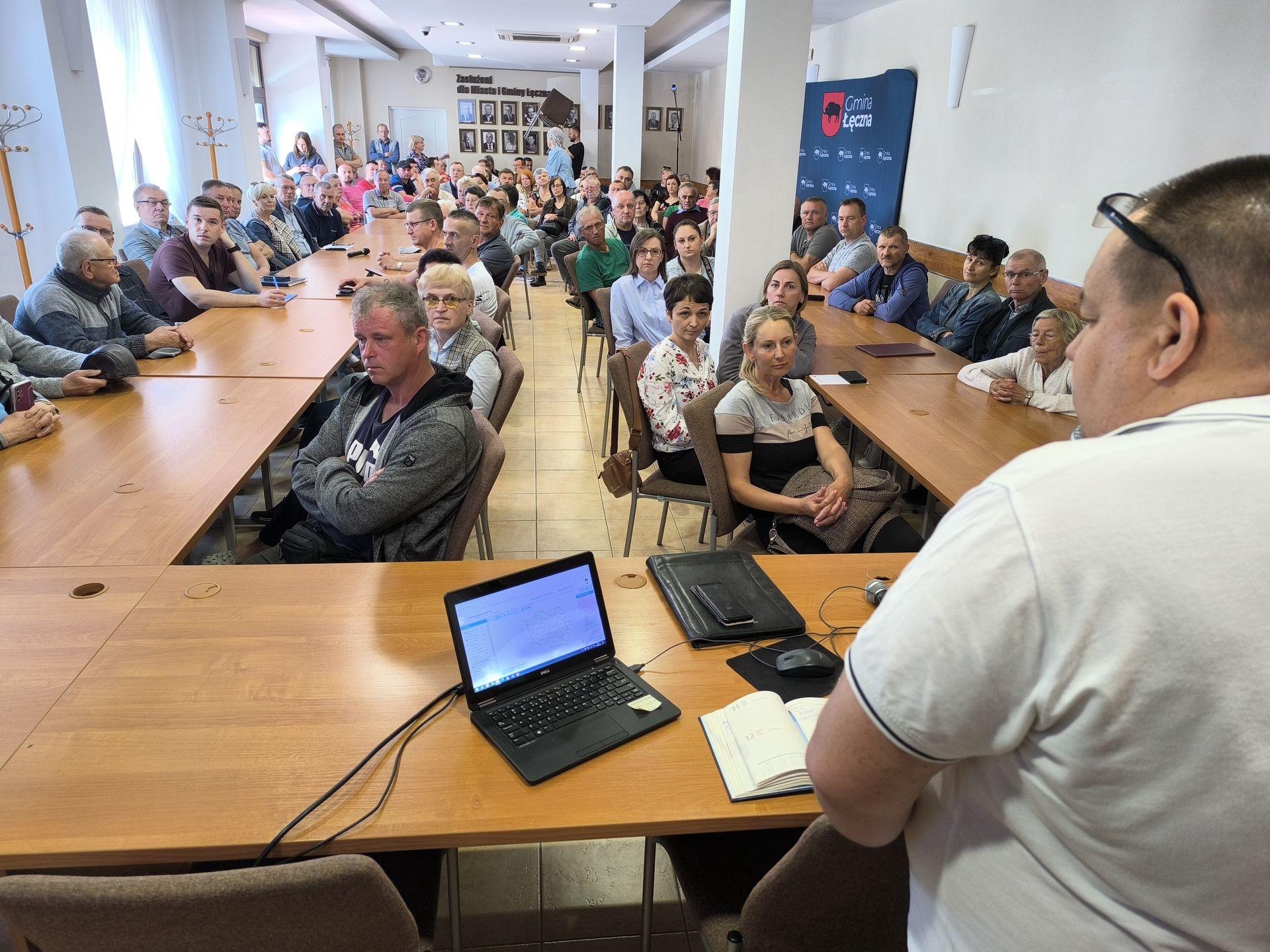 Spotkanie ws. budowy nowej trasy kolejowej w Urzędzie Miejskim w Łęcznej