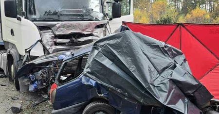 Tragiczny wypadek na drodze krajowej nr 20. Zginęły trzy osoby