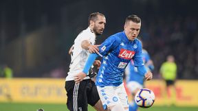Napoli - Juventus: pechowiec Zieliński, solidny Szczęsny, Milik... po prostu był na boisku