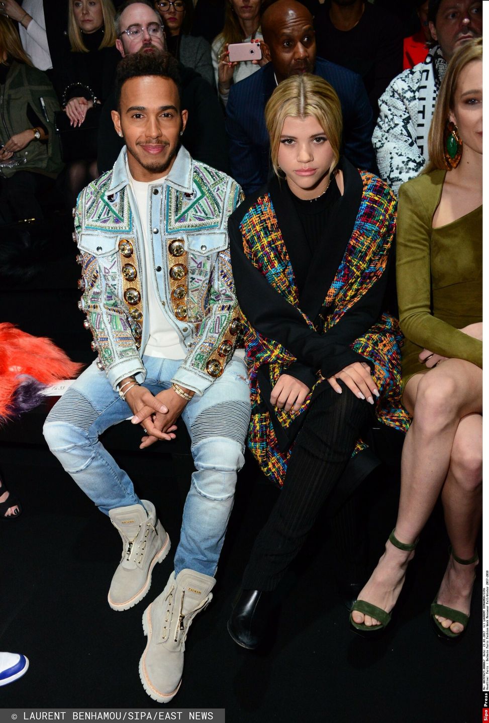 Lewis Hamilton i Sofia Richie w 2017 roku