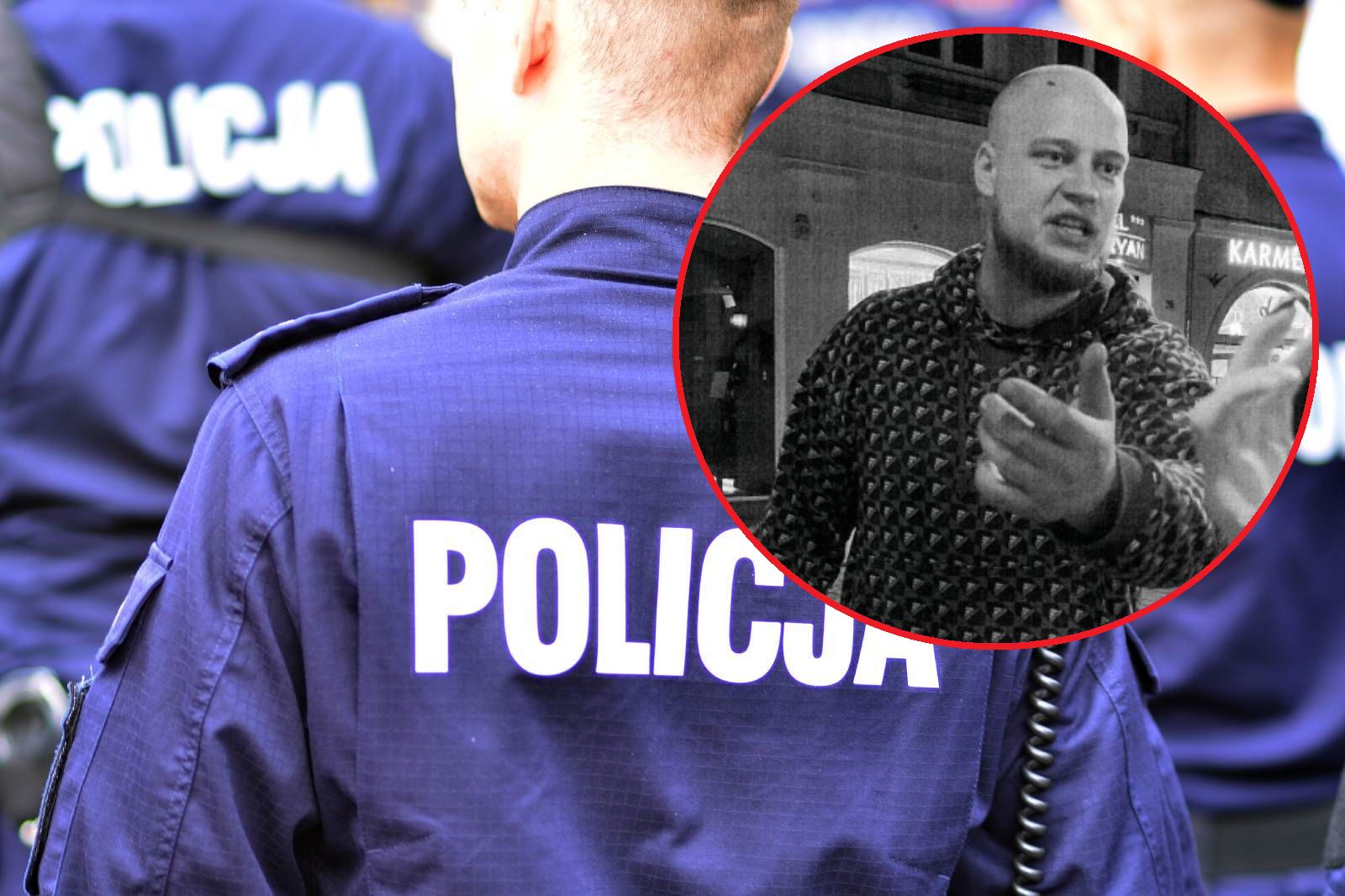 Uderzył kobietę w Krakowie. Policja opublikowała jego zdjęcie