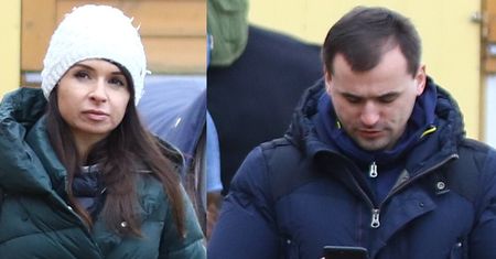 Szczęśliwi Kaczyńska i Dubieniecki z dumą obserwują konne popisy córki (ZDJĘCIA)