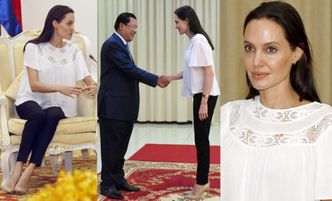 Angelina Jolie spotkała się z premierem Kambodży (ZDJĘCIA)