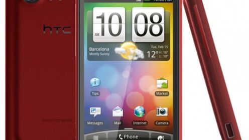 HTC Incredible S w czerwieni 1