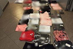 Będzin. Akcja na targowisku, zarekwirowane podróbki