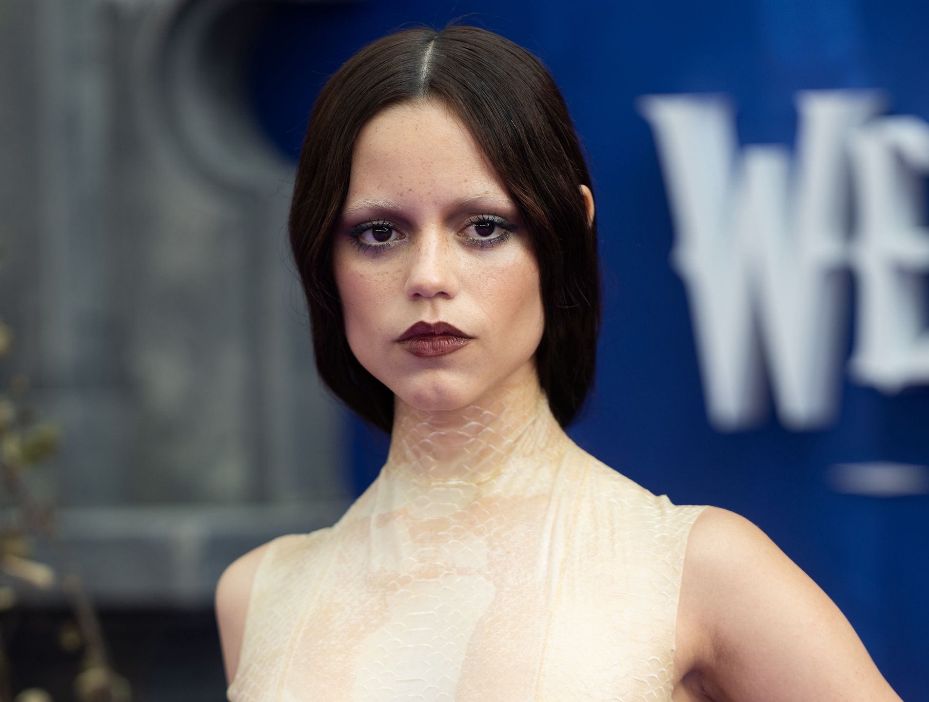 LONDON, ENGLAND - JULY 30: Jenna Ortega attends the "Wednesday" Season 2, Part 1 Global Premiere at Central Hall, Westminster on July 30, 2025 in London, England. (Photo by Samir Hussein/WireImage)
