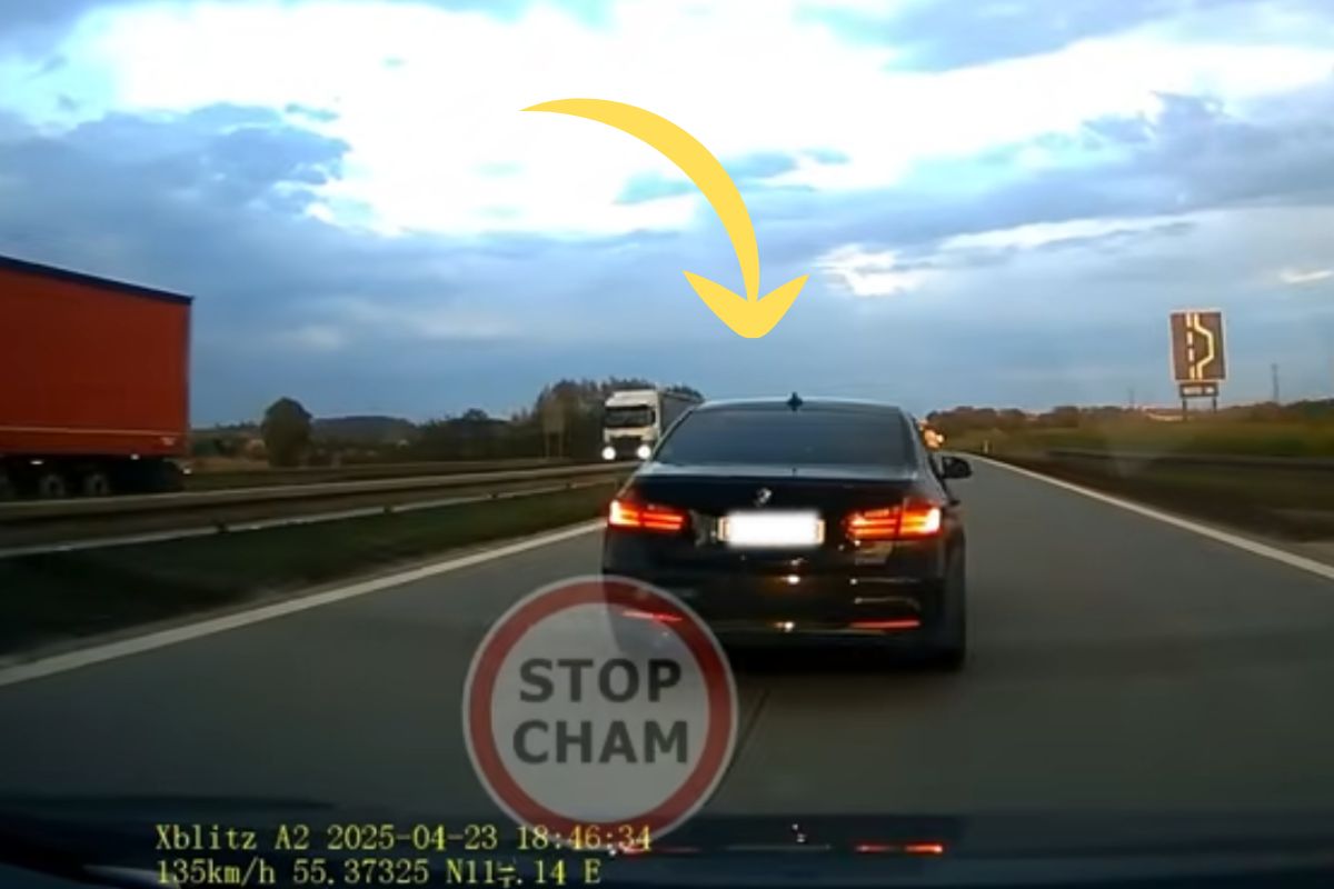 Zahamował na A4. Kierowca BMW w ogniu krytyki
