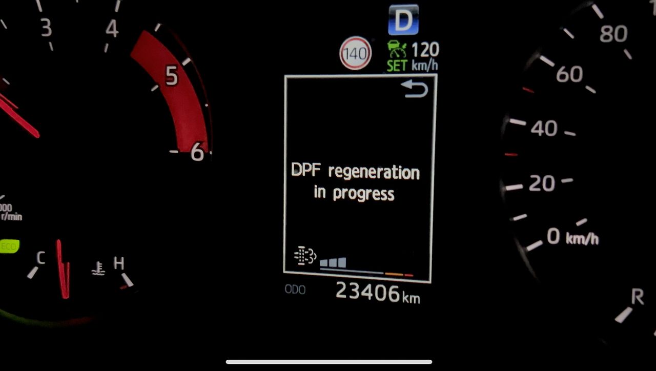 Proces regeneracji filtra DPF