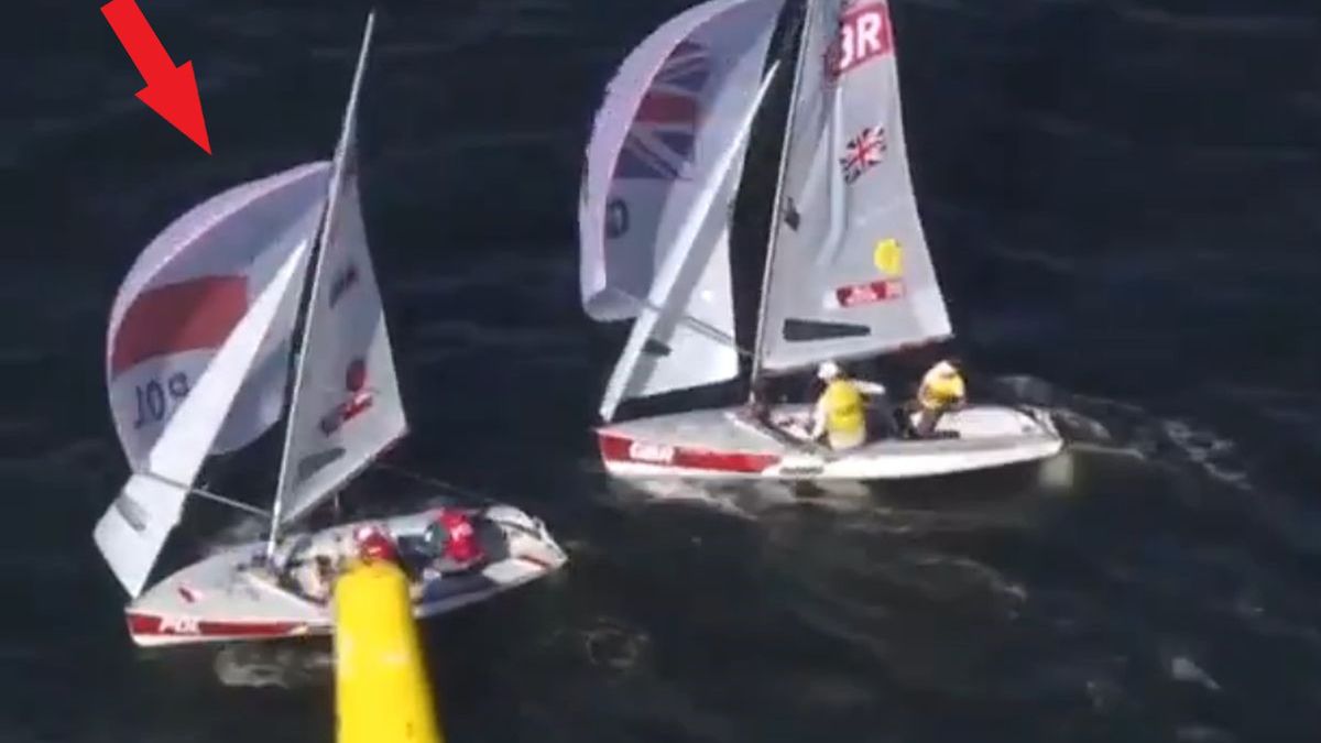 Twitter / Eurosport / Na zdjęciu: Agnieszka Skrzypulec i Jolanta Ogar-Hill wyprzedzają Brytyjki w medalowym wyścigu