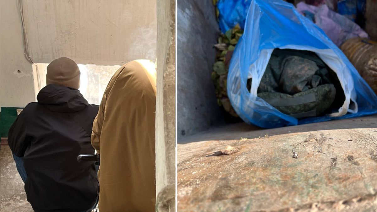 Rosjanie wyrzucają mundury i chowają broń