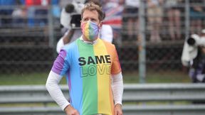 F1. Sebastian Vettel ukarany. Za koszulkę LGBT
