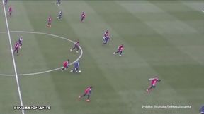 #dziejesiewsporcie: Piękny gol Leo Messiego na treningu kadry Argentyny