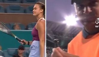 Sabalenka była zaskoczona. "Intruz" na korcie [WIDEO]