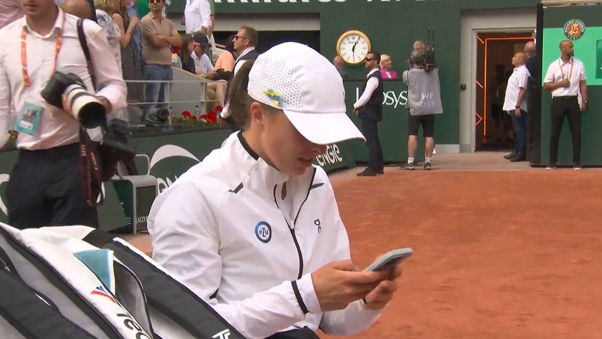 Zdjęcie okładkowe artykułu: Twitter / Roland Garros / Na zdjęciu: Iga Świątek